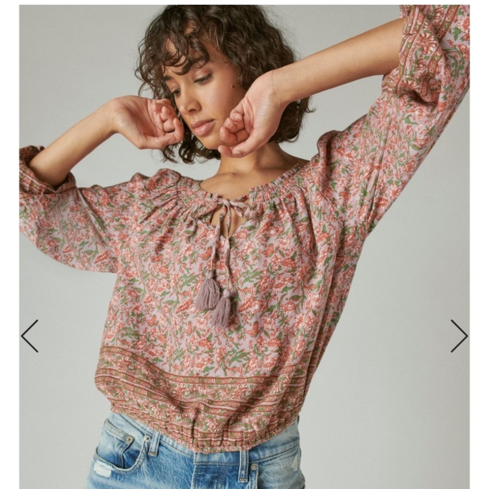 Lucky brand NWT floral top
